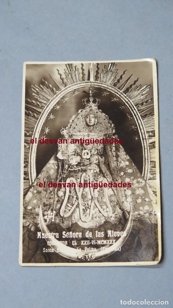 Alte Fotografie: FOTOGRAFIA N. S. DE LAS NIEVES. SANTA CRUZ. CANARIAS. CORONACION. 1930