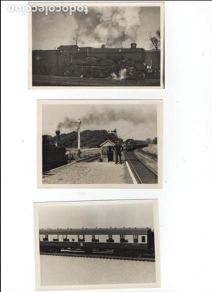 Fotograf&iacute;a antigua: ANTIGUA FOTOGRAF&Iacute;A DE TREN. A&Ntilde;OS 50 -60 -70.TAMA&Ntilde;O 13X9 CTM +0- FERROCARRIL. VER FOTOS