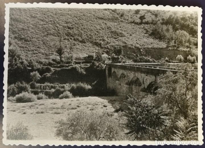 Fotograf&iacute;a antigua: FOTO ANTIGUA ORIGINAL INEDITA. PONTE INTERNACIONAL. PORTUGAL. A&Ntilde;OS 67. MEDIDAS 102 MM X 72 MM.