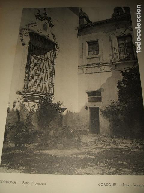 Alte Fotografie: CORDOBA PATIO DE UN CONVENTO CALOTIPO YERBURY 1926 23,5 X 32 CMTS