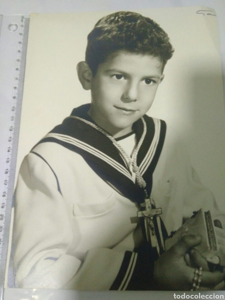 Fotograf&iacute;a antigua: FOTOGRAFIA ANTIGUA NI&Ntilde;O PRIMERA COMUNION