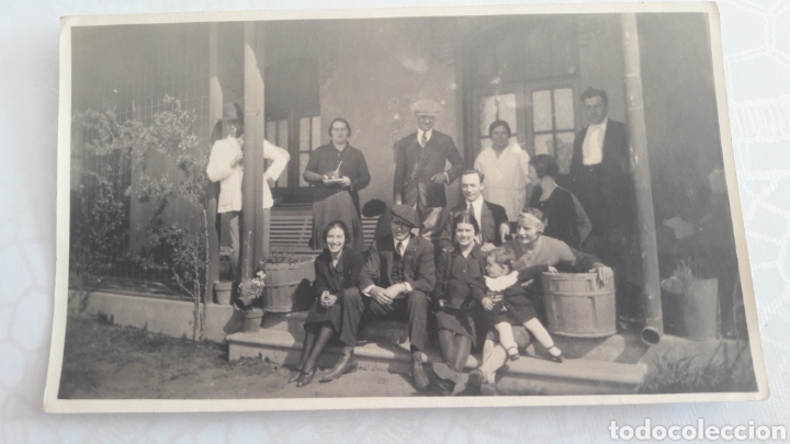 Fotografia antiga: Foto a&ntilde;os 20 papel velox vestimenta &eacute;poca moda