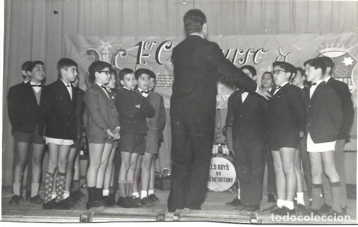 Fotografia antiga: FOTOGRAFIA DE ELS BOY'S DE VILAFORTUNY, 1ER. CONCURSO.