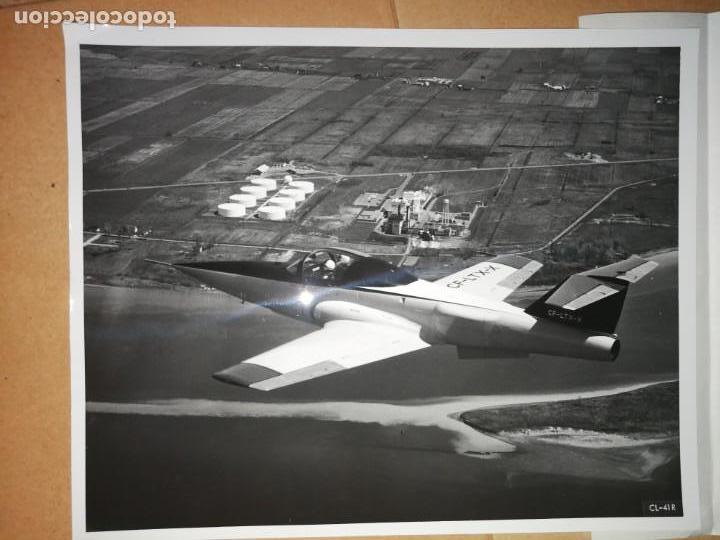 Fotograf&iacute;a antigua: Fotograf&iacute;a de avi&oacute;n CL-41R. A&ntilde;os 60. Aviaci&oacute;n MILITAR.