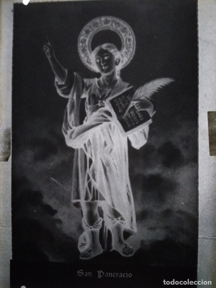 Fotograf&iacute;a antigua: ANTIGUO CLICH&Eacute; DE SAN PANCRACIO NEGATIVO EN CRISTAL