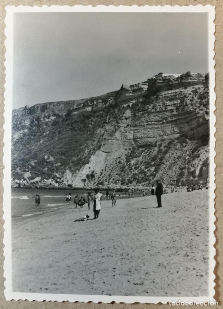 Fotograf&iacute;a antigua: FOTO ANTIGUA ORIGINAL INEDITA. VISTA PAISAJE PLAYA MAR ACANTILADOS. MEDIDAS 100 MM X 70 MM.