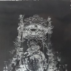 Fotografía antigua: ANTIGUO CLICHÉ DE NUESTRA SEÑORA DEL PINO CANARIAS NEGATIVO EN CRISTAL. Lote 139770110