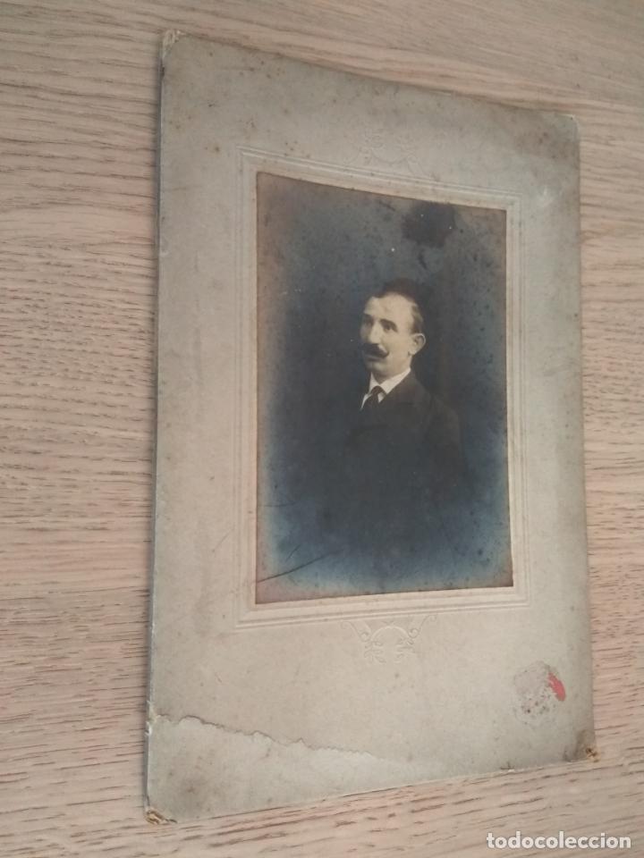 Photographie ancienne: fotografia 10x15 en marco de 25x17