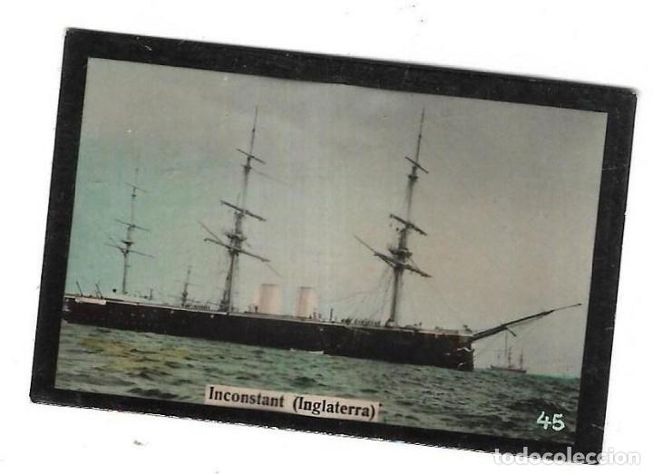 Fotograf&iacute;a antigua: ANTIGUO CROMO. INCONSTANT (INGLATERRA) N&ordm; 45. TABACOS Y CIGARRILLOS LA FAVORITA. EUFEMIANO FUENTES