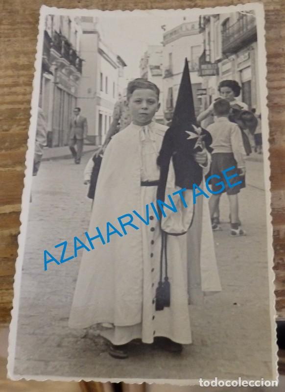 Fotografia antica: SEMANA SANTA SEVILLA, A&Ntilde;OS 50, NAZARENO DE MONTESION, 85X135MM