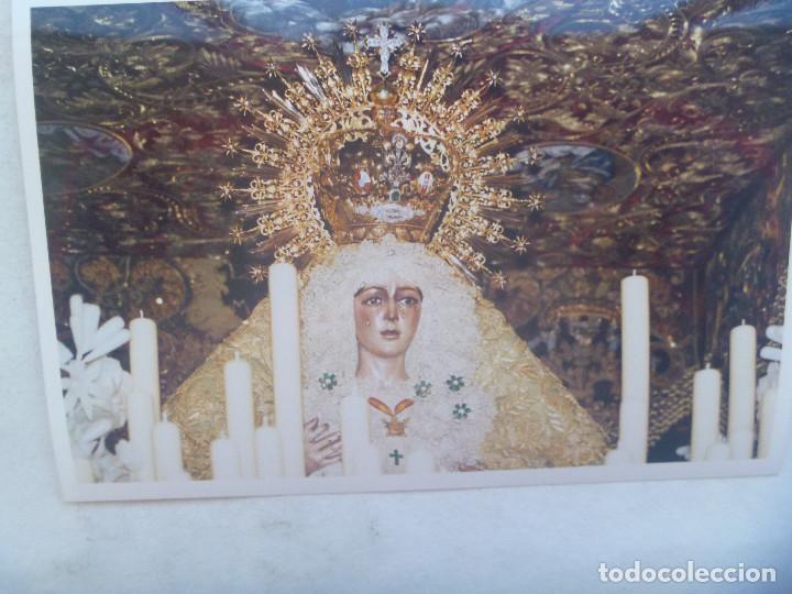 Photographie ancienne: SEMANA SANTA DE SEVILLA :  FOTO DE LA MACARENA EN PASO PALIO