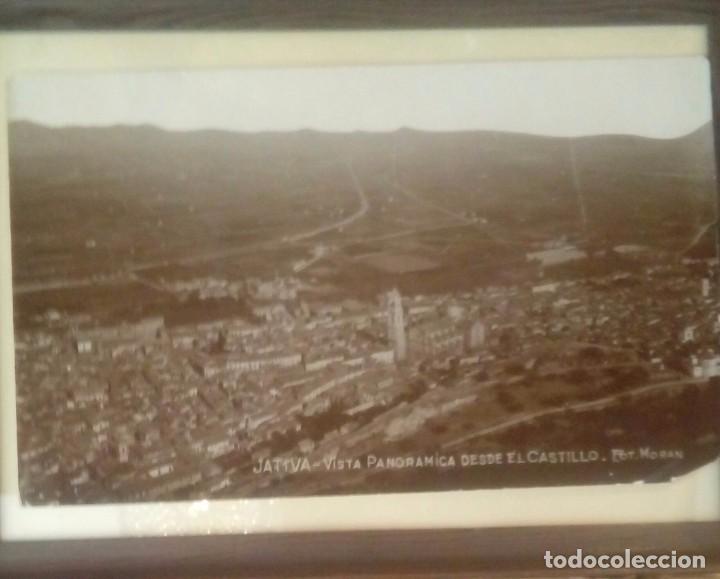 Alte Fotografie: Jativa Vista panoramica desde el castillo Fot Moran