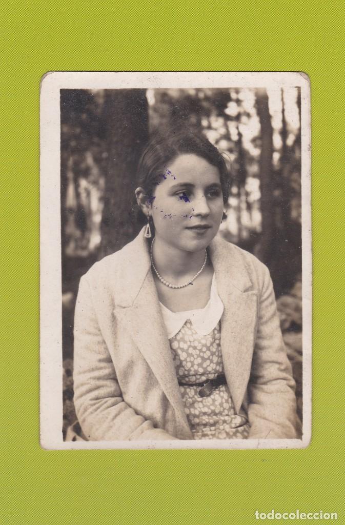 Fotograf&iacute;a antigua: ANTIGUA FOTO DE SE&Ntilde;ORITA