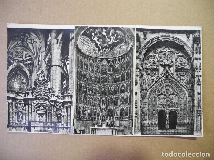 Alte Fotografie: TRES FOTOGRAFIAS ANTIGUAS DE SALAMANCA 5CMX9CM CADA UNA. PEGADAS EN UN CART&Oacute;N