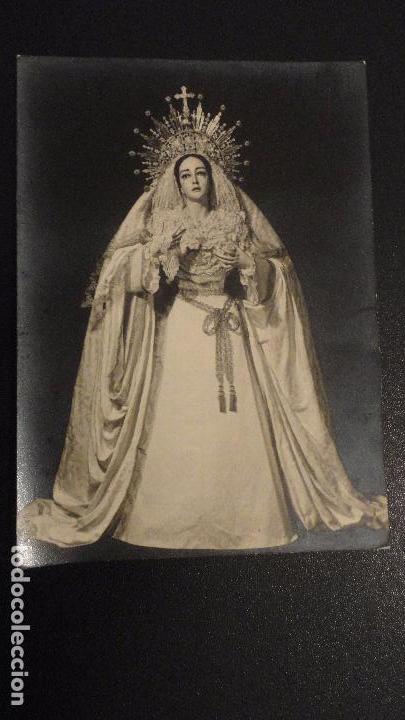 Fotograf&iacute;a antigua: ANTIGUA FOTOGRAFIA DE VIRGEN DOLORES Y MISERICORDIA.FOTO FERNAND.SEVILLA A&Ntilde;OS 60