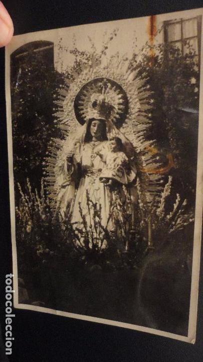 Fotograf&iacute;a antigua: ANTIGUA FOTOGRAFIA VIRGEN DE LA ESTRELLA. VALENCINA DE LA CONCEPCION. ROMERIA TORRIJOS.A&Ntilde;OS 40,50