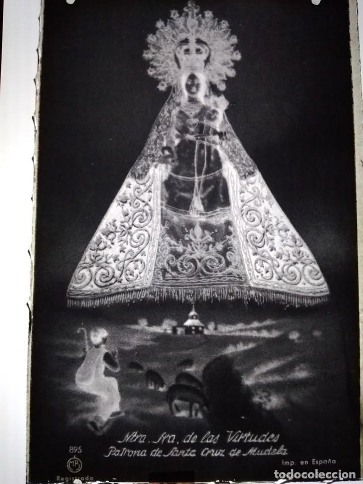 Alte Fotografie: ANTIGUO CLICH&Eacute; DE NTRA SRA DE LAS VIRTUDES PATRONA DE SANTA CRUZ DE MUDELA CIUDAD REAL