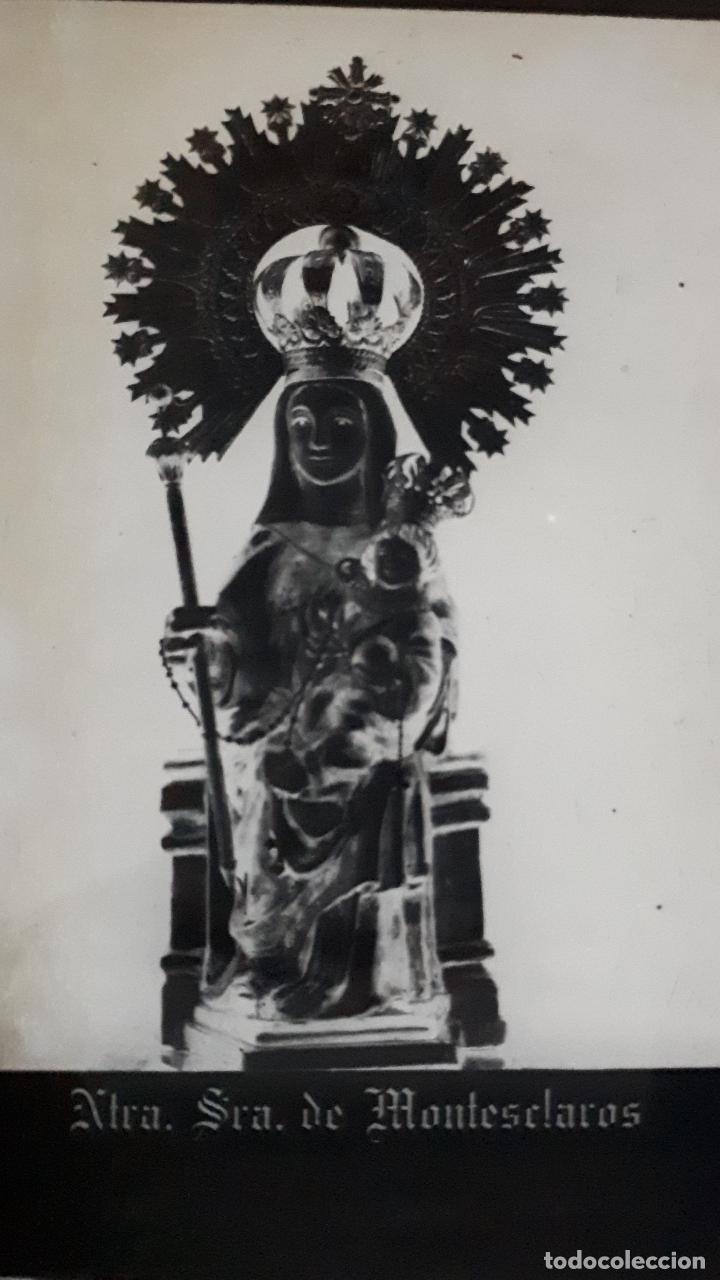 Alte Fotografie: ANTIGUO CLICH&Eacute; DE NUESTRA SE&Ntilde;ORA DE MONTESCLAROS CANTABRIA  NEGATIVO EN CRISTAL