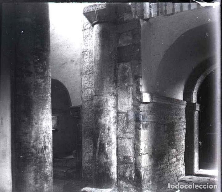 Fotograf&iacute;a antigua: FOTOGRAFIA ESTEREOSCOPICA EN CRISTAL, INTERIOR DE ERMITA O IGLESIA, NO LOCALIZADA, POSITIVO, A&Ntilde;OS 19