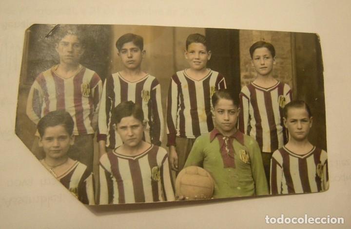 Fotograf&iacute;a antigua: ANTIGUA FOTOGRAFIA EQUIPO DE FUTBOL INFANTIL. EQUIPO DESCONOCIDO. ESTADO EL DE LAS IMAGENES