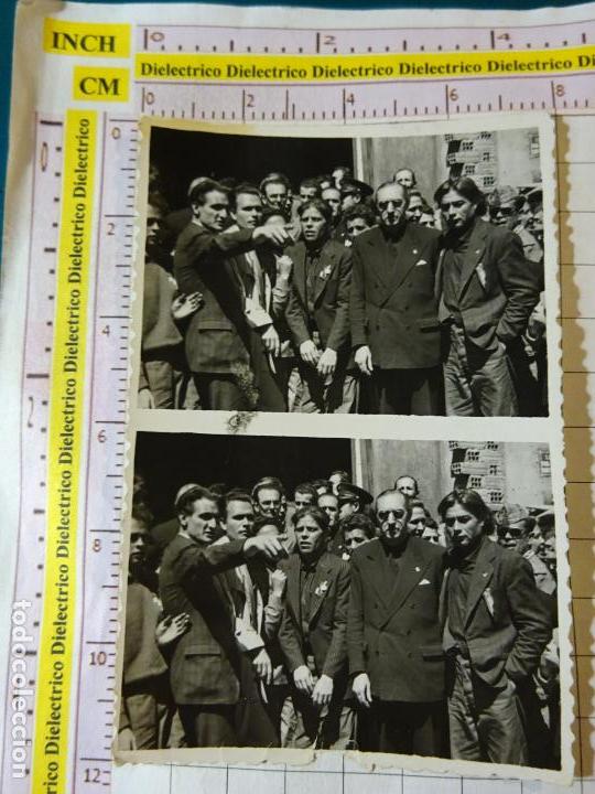 Fotograf&iacute;a antigua: FOTO POSTAL. A&Ntilde;OS 30 50. FOT&Oacute;GRAFO FOTO TITO C&Aacute;CERES. SINDICALISTAS FALANGISTAS. 2252