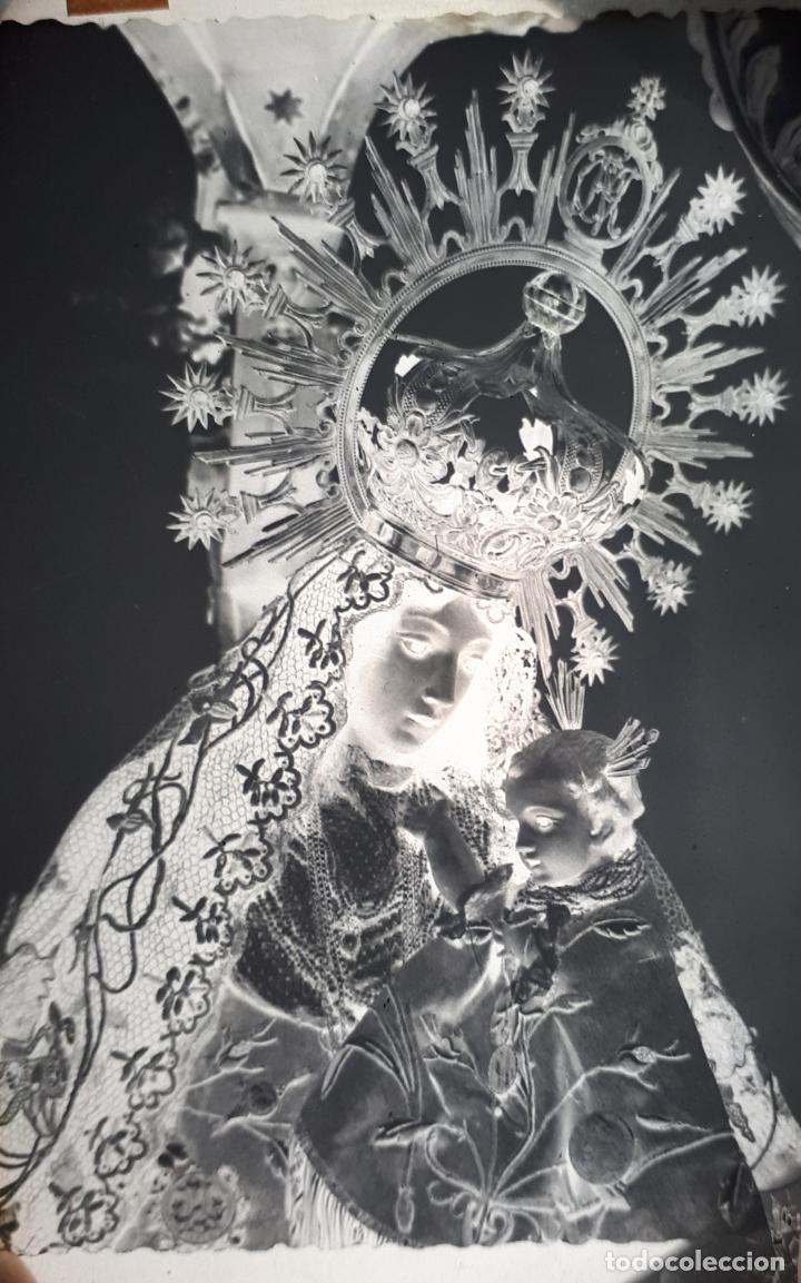 Fotograf&iacute;a antigua: ANTIGUO CLICH&Eacute; DE NUESTRA SE&Ntilde;ORA DE CRIPTANA CIUDAD REAL NEGATIVO EN CRISTAL