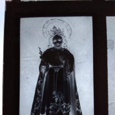 Fotografía antigua: VILLAFRANCA DE LOS BARROS BADAJOZ ANTIGUO CLICHÉ DE LA VIRGEN NIÑA NEGATIVO EN CRISTAL
