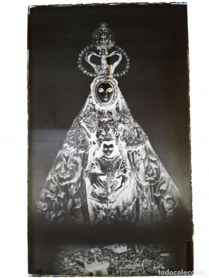 Fotograf&iacute;a antigua: CADIZ VIRGEN DEL ROSARIO ANTIGUO CLICHE NEGATIVO EN CRISTAL