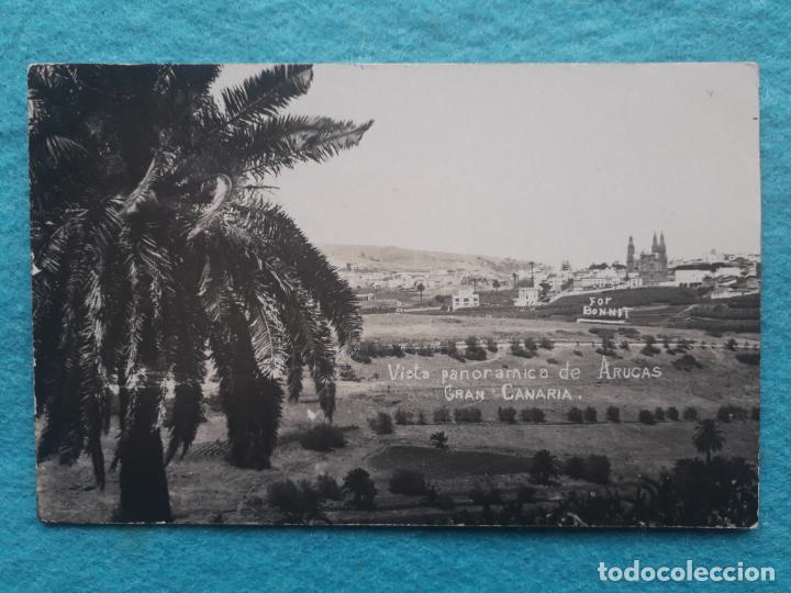 Fotograf&iacute;a antigua: Fotograf&iacute;a antigua de Gran Canaria. Vista Panor&aacute;mica de Arucas.