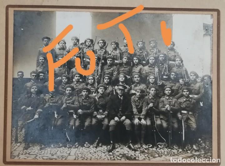 Fotografia antiga: Antigua fotograf&iacute;a. Regimiento de sanidad militar. &Eacute;poca alfonsina.