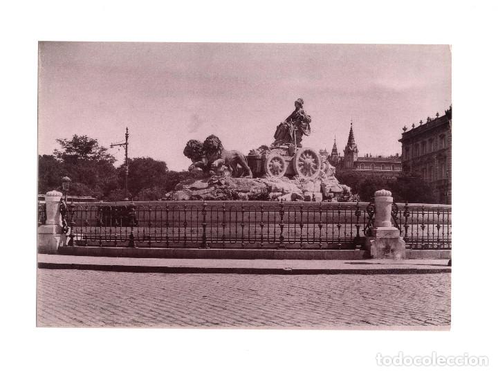 Fotograf&iacute;a antigua: MADRID.- FUENTE DE CIBELES. HAUSER Y MENET. COMISARIA REGIA DEL TURISMO.- 22 X 15