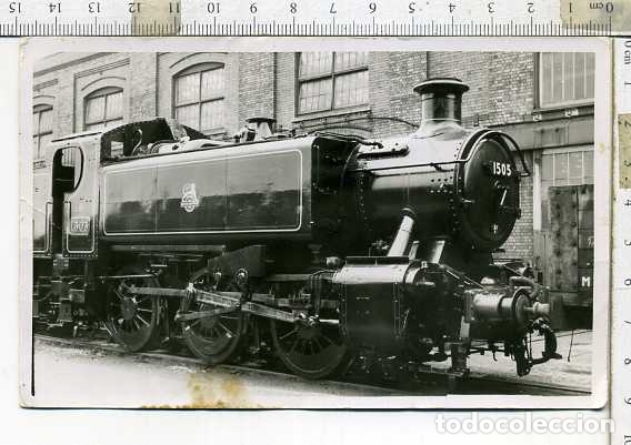Fotograf&iacute;a antigua: FOTOGRAFIA O ESTAMPA DE LOCOMOTORA DE VAPOR 1505