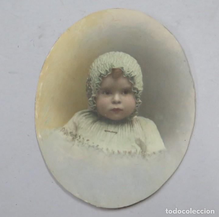 Fotograf&iacute;a antigua: ANTIGUA FOTOGRAFIA COLOREADA DE NI&Ntilde;O