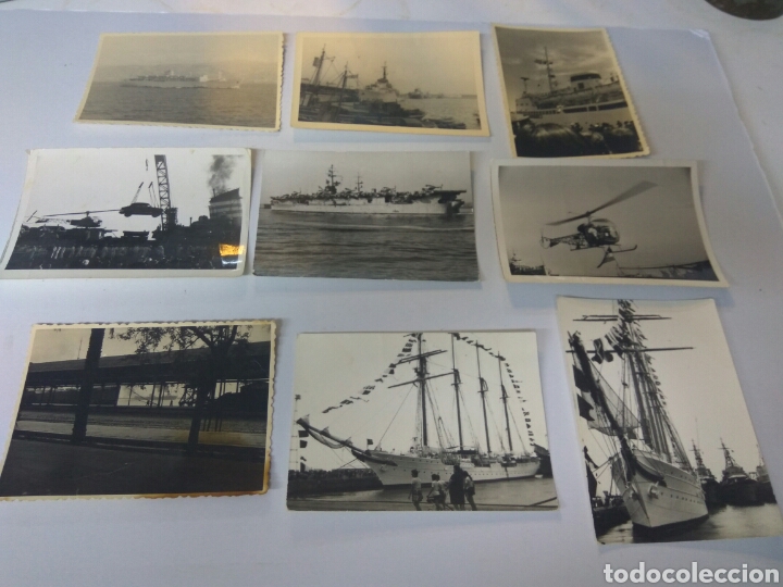 Fotografia antiga: FOTOS ANTIGUAS PUERTO DE ALMER&Iacute;A LOTE DE 9 ver fotos y descripci&oacute;n
