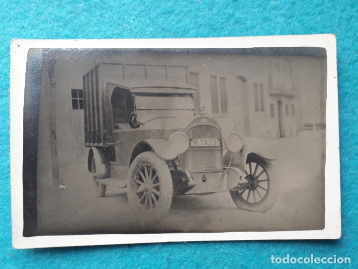 Fotograf&iacute;a antigua: Fotograf&iacute;a Antigua de Cami&oacute;n.