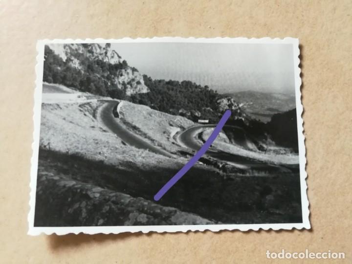 Fotograf&iacute;a antigua: Fotograf&iacute;a antigua. Carretera S&oacute;ller a mallorca. Foto a&ntilde;o 1952.