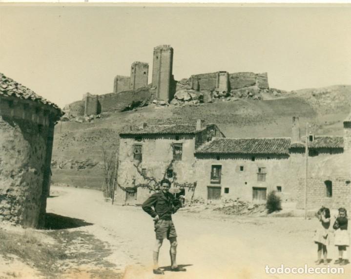 Fotografia antiga: GUADALAJARA MOLINA DE ARAG&Oacute;N. VISTA GENERAL Y CASTILLO. FOTO DE 1947.