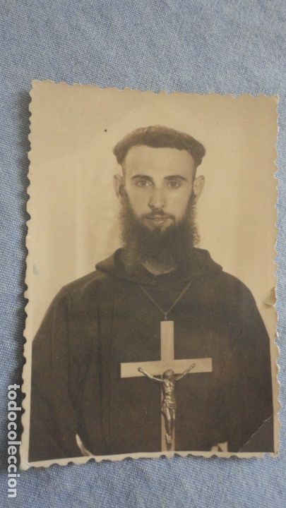 Alte Fotografie: ANTIGUA FOTOGRAFIA DE JOVEN RELIGIOSO.1949