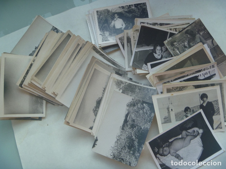 Fotografia antiga: LOTE DE 200 FOTOGRAFIAS FAMILIARES EN BLANCO Y NEGRO , A&Ntilde;OS 50 Y 60 .. TODAS DE 7,5 X 10,5 CM