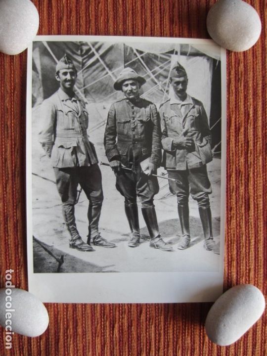 Antique Photography: 1921-FRANCISCO FRANCO.GUERRA MARRUECOS.AFRICA.MAYOR FONTANES Y CORONEL CASTRO.FOTOGRAF&Iacute;A ORIGINAL