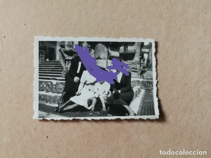 Photographie ancienne: Fotograf&iacute;a antigua de Santiago de compostela. Foto a&ntilde;os 40/50.