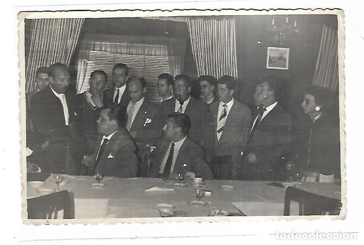 Fotograf&iacute;a antigua: ANTIGUA FOTOGRAFIA. VESPA CLUB. REUNION EN EL ALASKA. 1954. FOTO ASTRA. 9 X 14CM