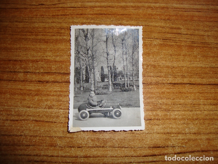 Fotografia antiga: (ALB-TC-150) NI&Ntilde;O CON COCHE DE PEDALES