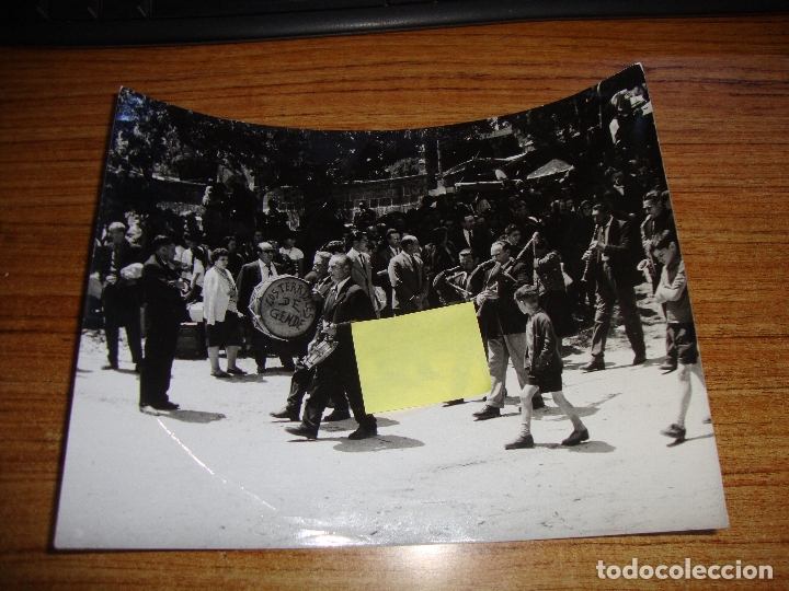 Antique Photography: (ALB-TC-150) FOTOGRAFIA ORIGINAL PRENSA PASACALLES FIESTAS LOS TERRIBLES DE GENDE PONTEVEDRA