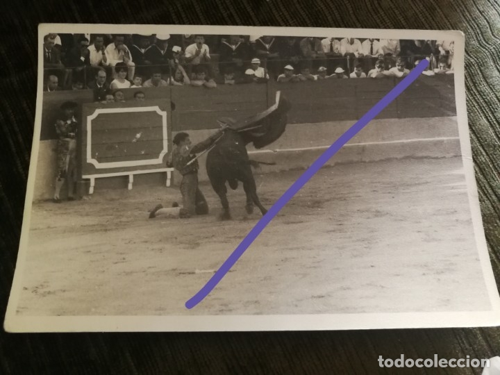 Photographie ancienne: Fotograf&iacute;a antigua. Torero. Plaza de toros. foto a&ntilde;os 60.