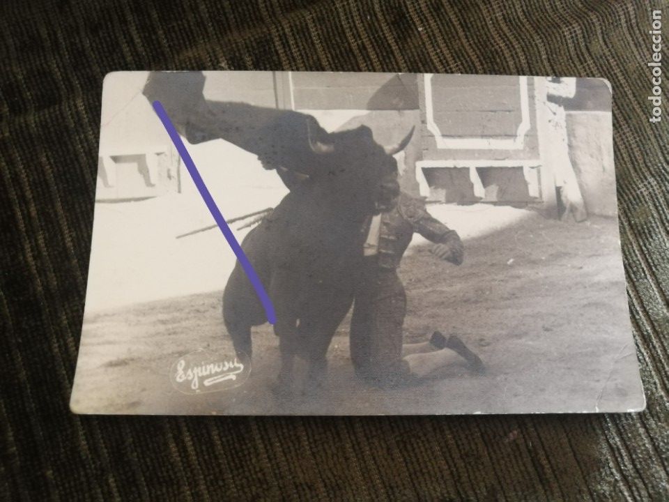 Photographie ancienne: Fotograf&iacute;a antigua. Torero. Plaza de toros. foto a&ntilde;os 60.