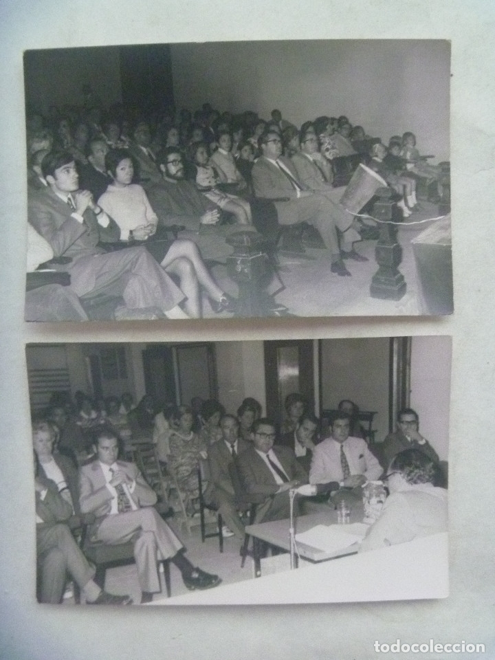 Antique Photography: LOTE DE 2 FOTOS DE GENTE EN UN ACTO. DE CARAZO DE LA PE&Ntilde;A, CORDOBA . A&Ntilde;OS 60
