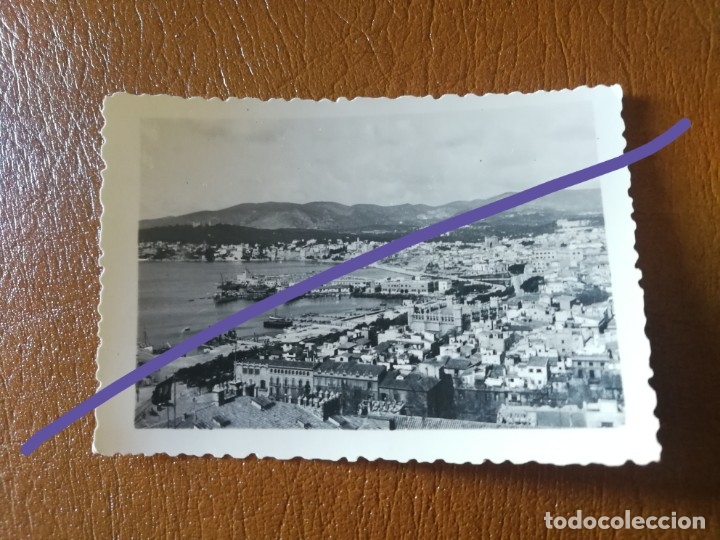 Fotografia antiga: Antigua fotograf&iacute;a puerto de Mallorca. Foto a&ntilde;os 50.