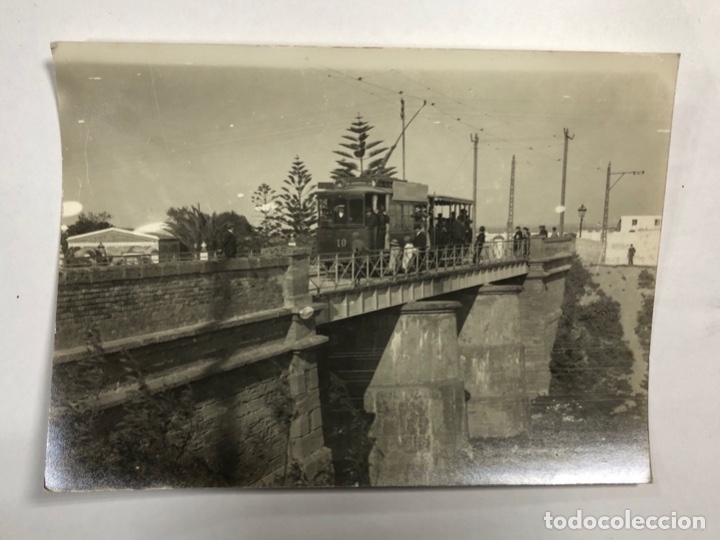 Fotograf&iacute;a antigua: FOTOGRAFIA DEL PUENTE SAN SEVERIANO:CADIZ