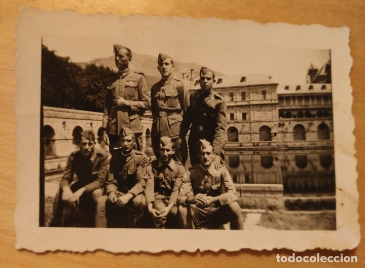 Antique Photography: Peque&ntilde;a instant&aacute;nea militar - Fot&oacute;grafo desconocido - 5cm x 7cm